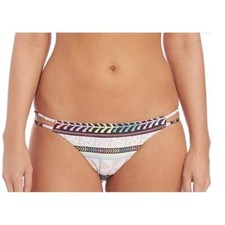 Mara Hoffman Spaghetti Strap Bikini Bottoms Pinwheel Stone size medium