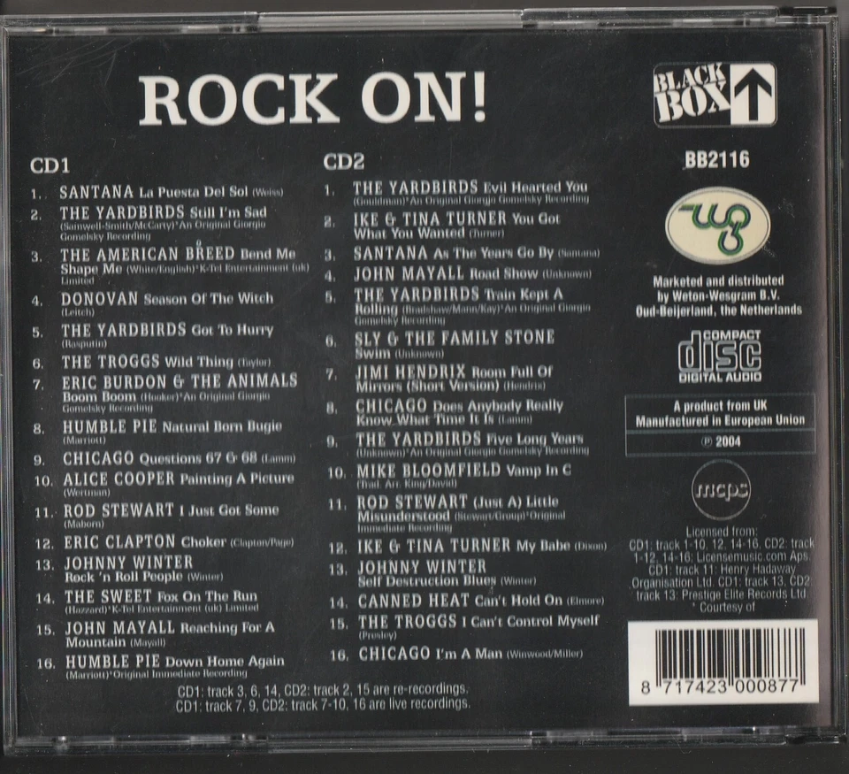 Rock On ! - Wild Thing - Black Box / 8717423000877 - Bild 2 von 2