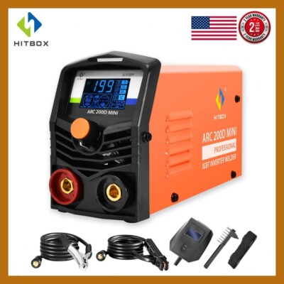 HITBOX LIFT TIG ARC Welder ARC200D Electric IGBT Welding Machine 2in1 Equipment