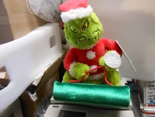 Hallmark "Dr. Seuss - Sledding Grinch" 2024 Sound & Motion Plush Tabletop NEW