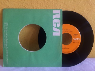HUGO MARCEL -MARIA ROSA / POR QUIEN LLORA SOLEDAD- MEXICAN 7'' SINGLE CS BOLERO