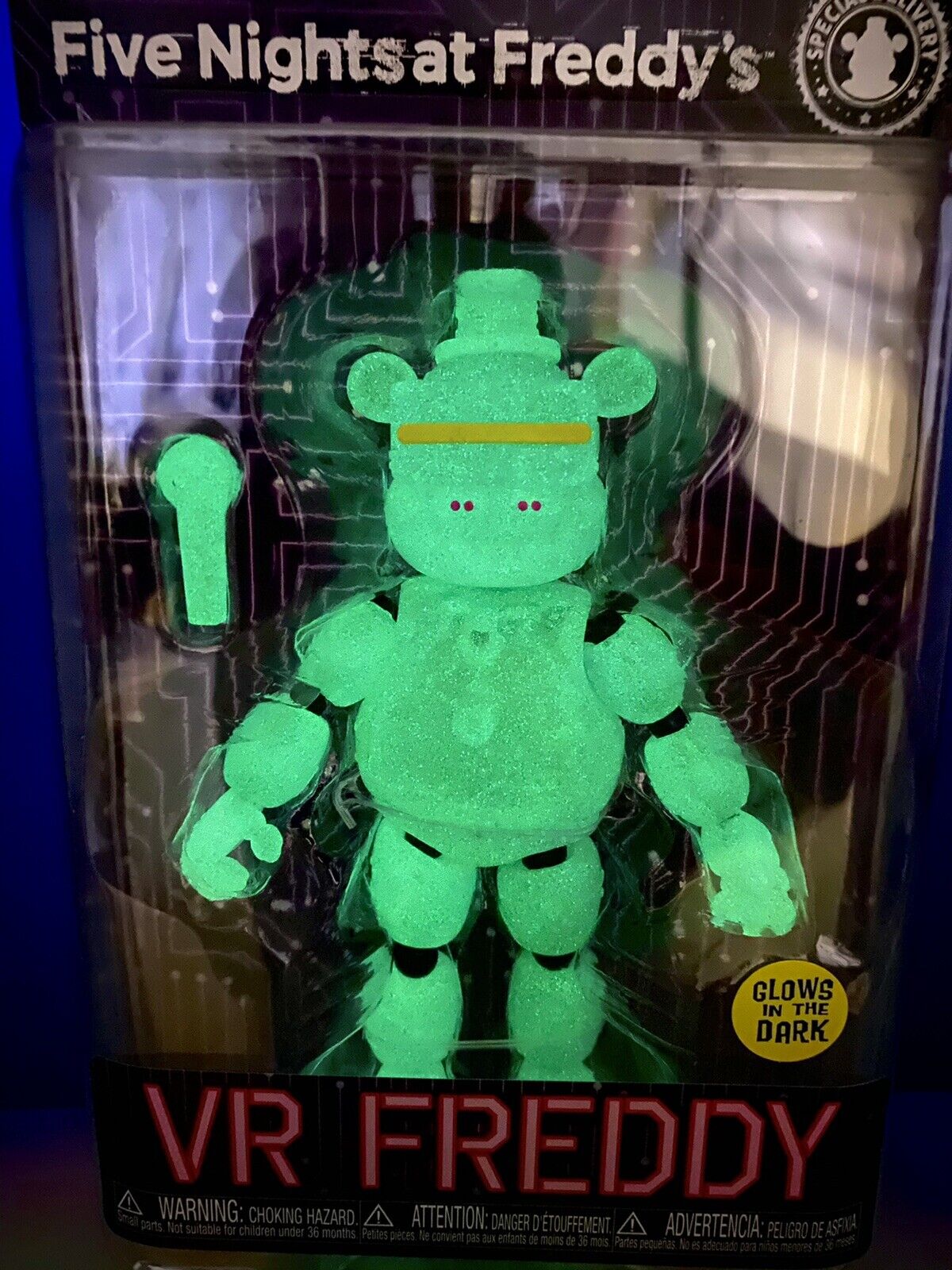 Funko Five Nights At Freddy's: Special Delivery VR Freddy Glow-in-the-Dark  7-in Plush