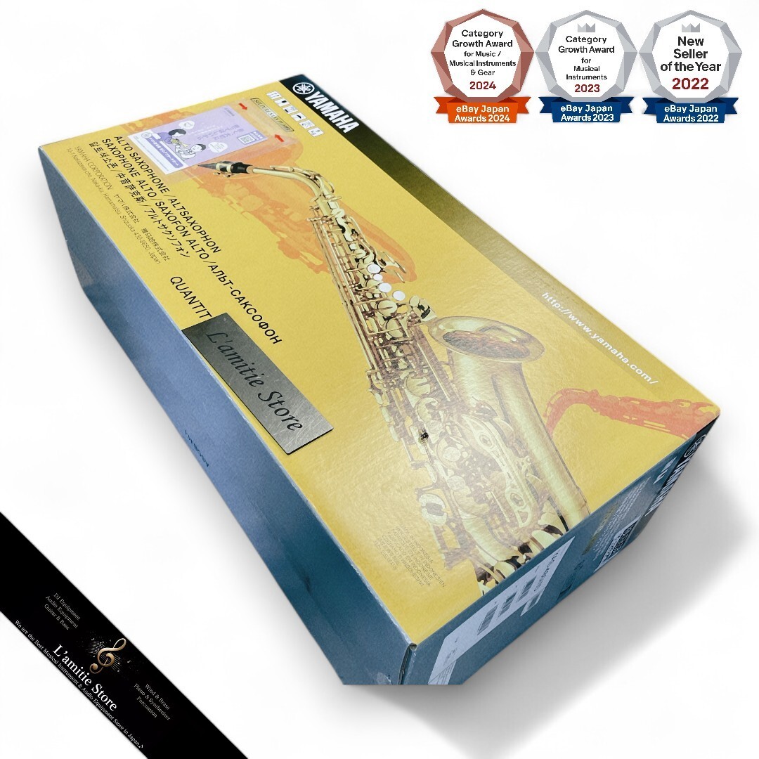 Yamaha YAS-480 Alto Saxophone Sax Gold Brass Eb Key Japan YAS480