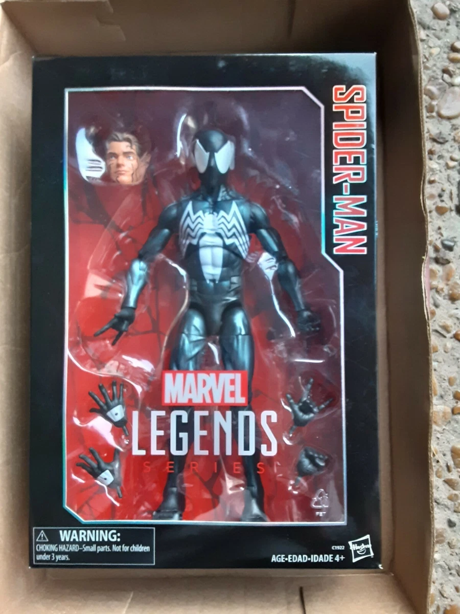 Marvel Legends Black Costume Spider-Man 12-Inch Action Figure