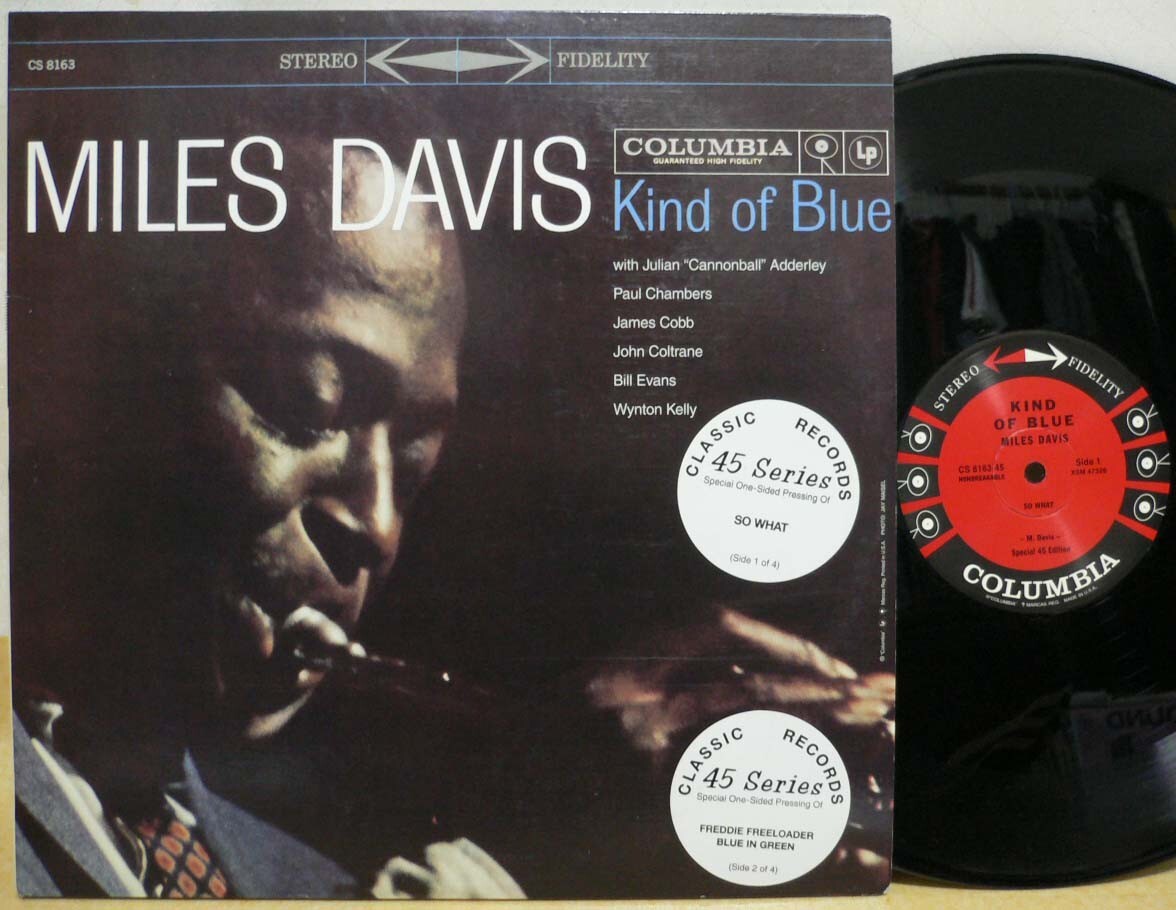 Miles Davis Kind of Blue 45RPM レコード Miles Davis – Kind Of Blue – Vinyl (LP, Album, Mono), 1959