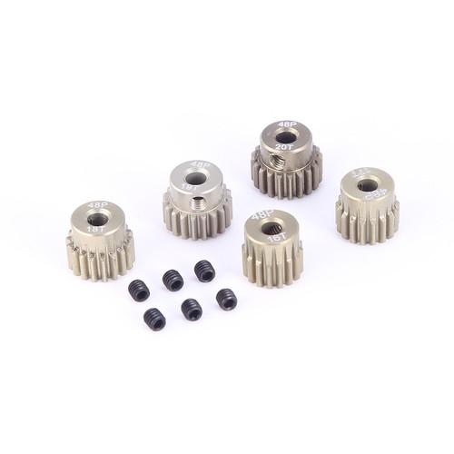 SURPASS HOBBY 48DP 16T 17T 18T 19T 20T Pinion Gear Set for 1/10 3.175MM RC Motor - Picture 2 of 7