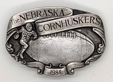 The Nebraska Cornhuskers 1984 Belt Buckle