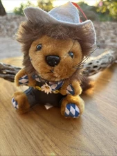 Collector Plush Bavarian Lion 19 cm. Top Condition