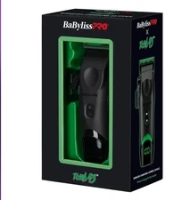 BaByliss Pro Tomb45 Wireless Charging Clipper Black Green - BRAND NEW