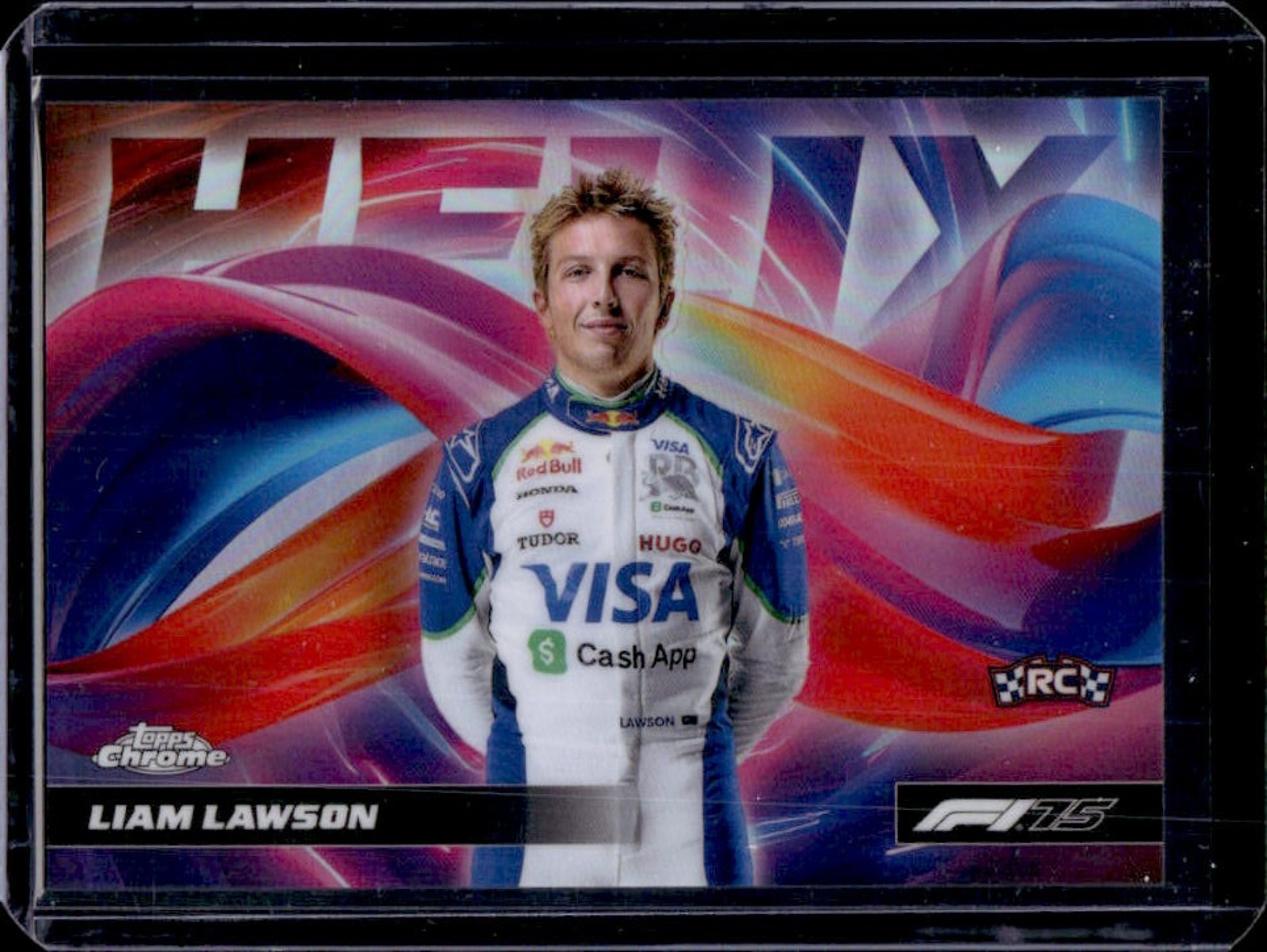 2025 Topps Chrome F1 Liam Lawson Helix SP Rookie RC #HLX-11