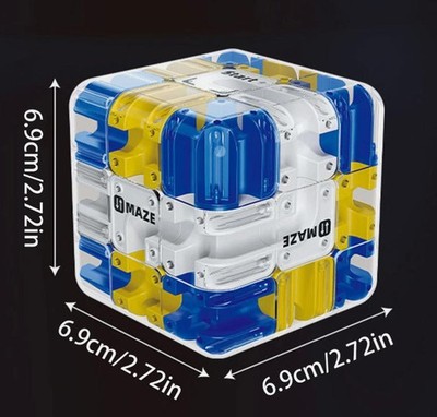 Large Labyrinth Puzzle Engaging Brain Improve Spatial 3D Teaser Toy Maze Cube