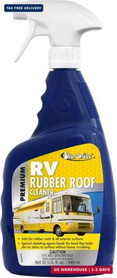 STAR BRITE Premium RV Rubber Roof Cleaner - Effortless Cleaning for Camper Roofs