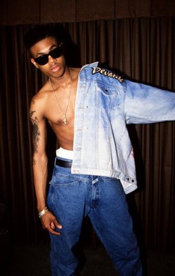 Singer musician DeVante Swing of Jodeci shows off his tattoos duri- Old Photo 10