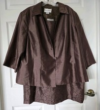 David's Bridal 3 Pc Mother Of Bride/Groom Skirt /Top /Jacket Outfit Sz 22W