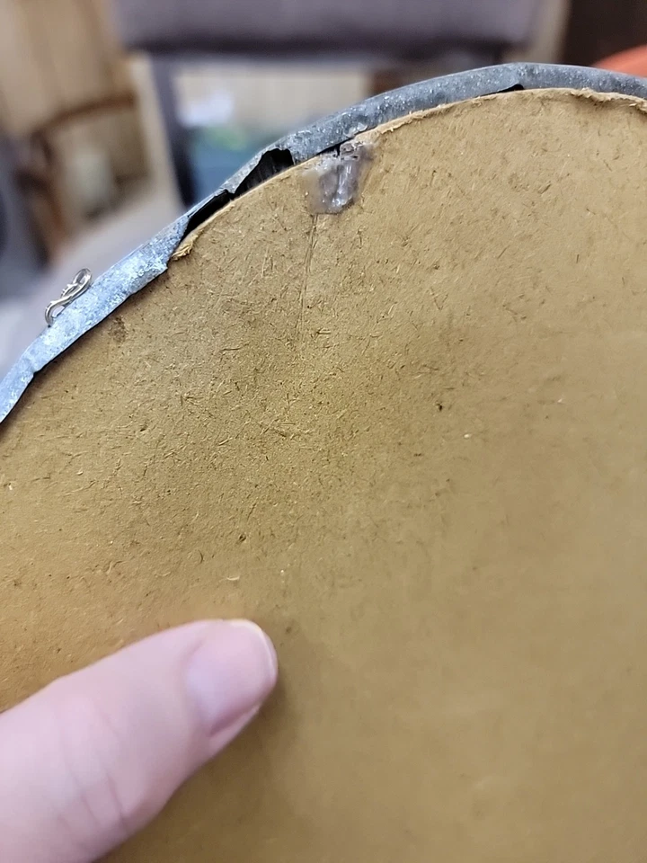 Antigua cubierta de humos victoriana mujer grande ovalada 13x10 (A) Foto 3 de 4