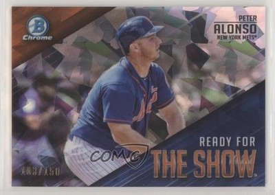 2019 Bowman Ready for the Show Chrome Atomic Refractor Pete Alonso Rookie RC 2g6