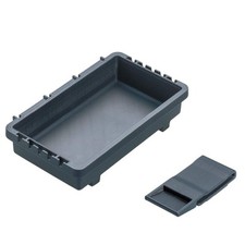 MEIHO tray Black BM-S. W175xD105xH40mm Polyca...