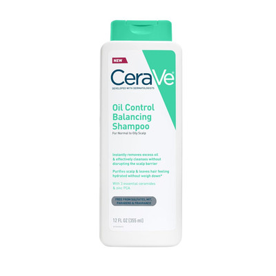 Oil Control Balancing Shampoo, Clarifying Shampoo with Ceramides & Hyaluronic Ac