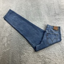 Levi's 512 Damen Jeans Gr.14Mis W32 L32 Regular Tapered Fit Blau Denim Vintage