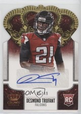 2013 Panini Crown Royale Gold Die-Cut Signatures 5/49 Desmond Trufant Auto 0a6