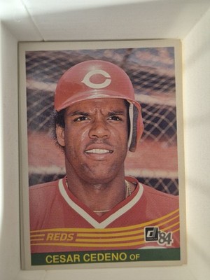 Cesar Cedeno 1984 DONRUSS #306 FREE SHIPPING 