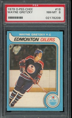 1979 O-Pee-Chee #18 Wayne Gretzky Rookie PSA 8 NM-MT
