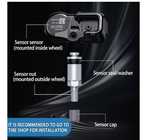 Sensore Pressione Pneumatici TPMS per Toyota Lexus Scion, 315MHz TPS Pressione Pneumatici Mo... - Foto 6 di 7