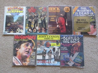 Paul McCartney/Beatles/John Lennon 1970's Vintage Magazine Collection (Lot Of 7)