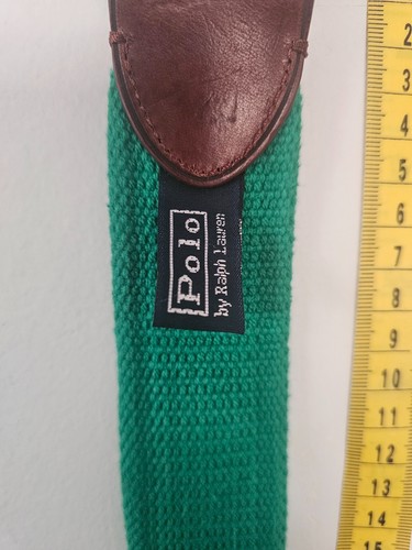 Polo By Ralph Lauren Strick Leder Gürtel Polo Sport Motiv - Made in China - Bild 5 von 7