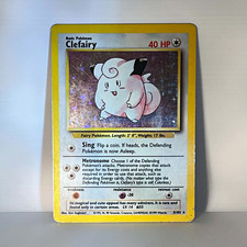 The Pokémon Company Clefairy 5/102 Base Set Holo Rare 40 HP ENG