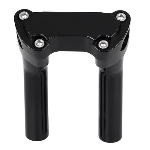 6.5" Black CNC Handlebar Riser Top Clamp For Harley Softail Dyna Fat Street Bob - Picture 18 of 18