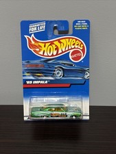 2000 Hot Wheels #197 '65 Chevy IMPALA LOWRIDER Metalflake Green (HW8)