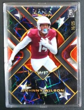 2024 Wild Card Auto Mania Johnny Wilson Rookie #16/25 Triangle Lazer SP