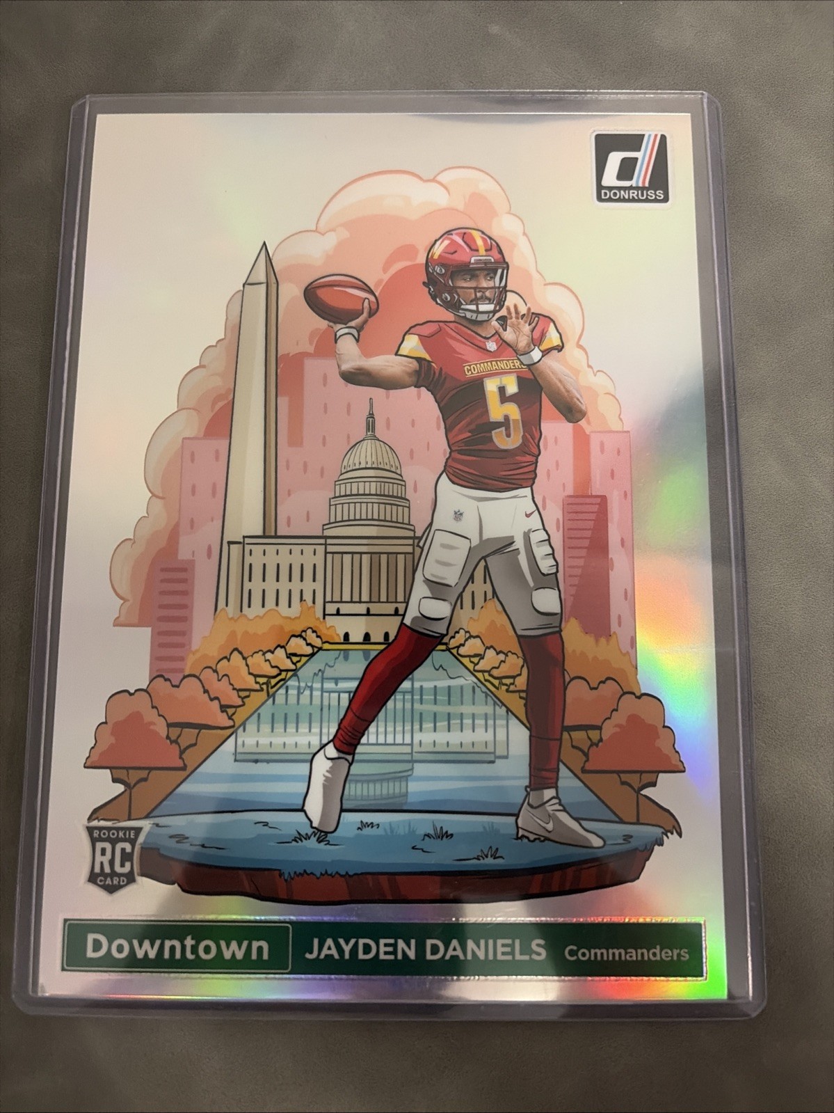 2024 Panini Donruss - Downtown! Jayden Daniels #16 Oversized (RC)