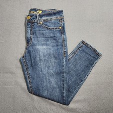 Seven7 Women 10 Starlette Mid Rise Skinny Crop Jeans