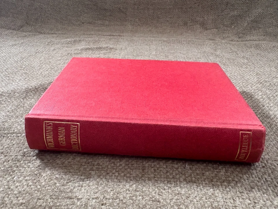 📘 1950 Routledge & Kegan Paul Wichmann’s Dictionary German-English - Image 4 of 4