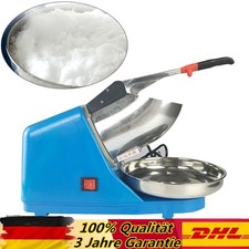 Elektrischer Edelstahl Ice Crusher Crusheisbereiter Eiszerkleinerer 220V DHL