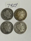 1900 P, 1907 P, 1903 O, 1911 S BARBER DIME "4 COIN SET"