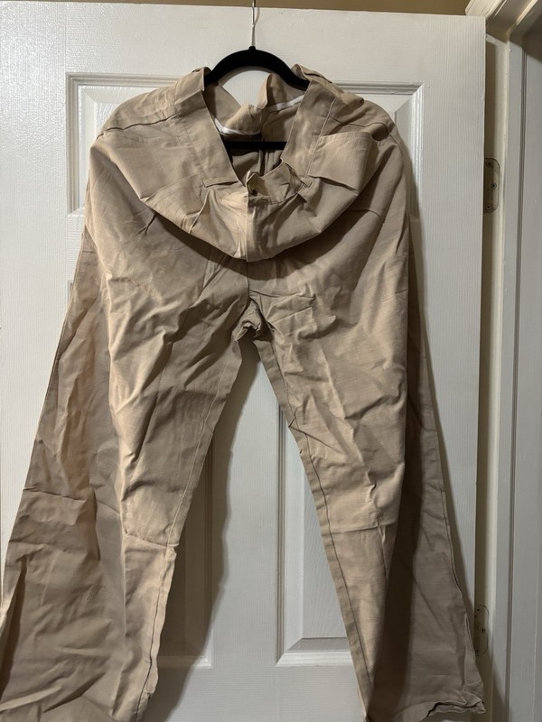Womans New Beige Pants Size Large Very Thin Great For Hot Day