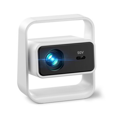 SGV Smart Mini Projector, Electric Focus Keystone Correction, 1080P 4K Suppor...