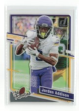 2023 PANINI CLEARLY DONRUSS CLEARLY THE ROOKIES JORDAN ADDISON #7 RC VIKINGS