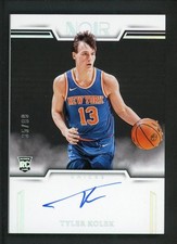 2024-25 TYLER KOLEK 35/99 AUTO PANINI NOIR ROOKIE RC AUTOGRAPHS
