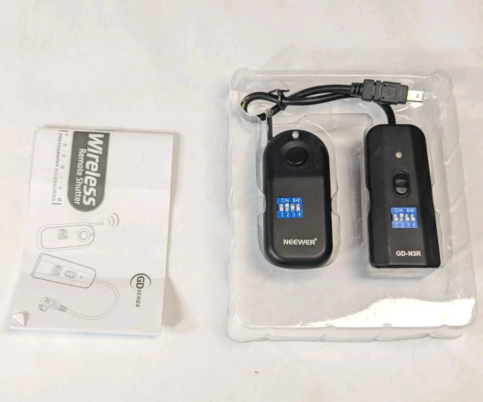 Neewer Wireless Remote Shutter Model GD-N3R (16-channels) Nikon D90 - Image 3 of 3