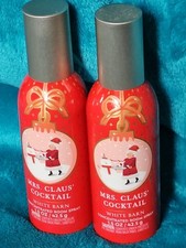 Bath Body Works White Barn Mrs. Claus Cocktail Room Spray Cranberry Pomegrana