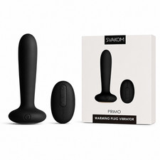 SVAKOM Vibrating Butt Plug Sex Toy Remote Control Warming Anal Vibrator & Remote