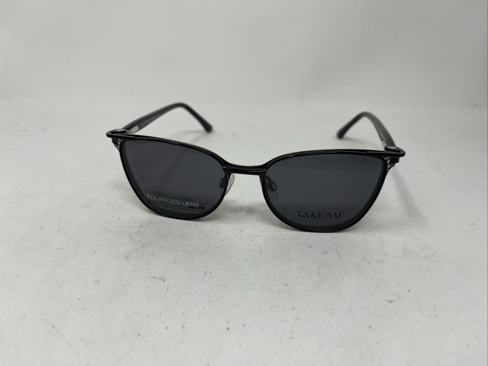 TAKUMI TK1218 Eyeglasses 090 CLIP 49mm TAKUMI EYEWEAR TK1218 49-16-130 090 BLACK FLEX HINGE  main image 2