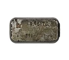 Vintage IPM Intermountain Precious Metals 9.65 oz 999 Fine Silver Odd Weight Bar