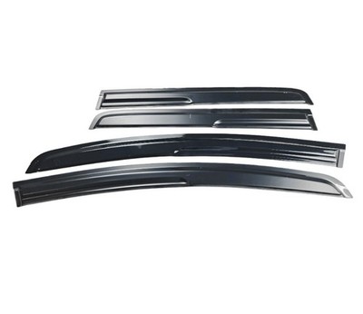 For 2015-2020 Honda Fit Jazz GK5 3D Wavy Style Window Visors Rain Guards