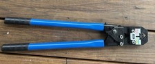 Dieless Adjustable Crimp Tool with Shure-Stake Ratchet that terminates