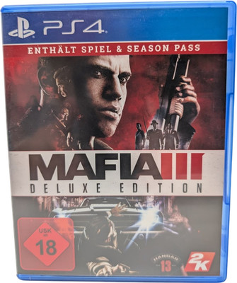 Mafia III Deluxe Edition PlayStation 4 Disc OVP Anleitung Gut